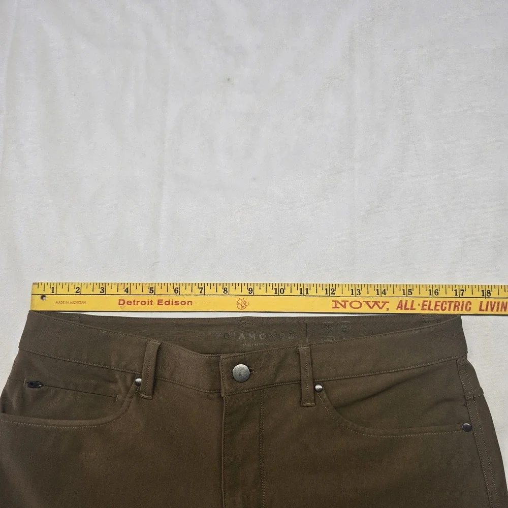 7‎ diamonds infinity pants Men (Actual Size 32x27) Brown